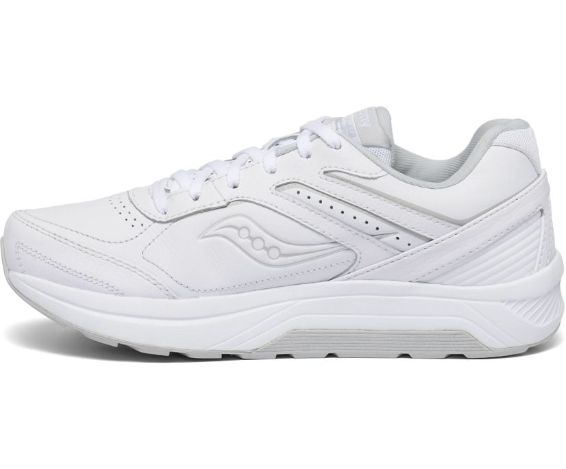 Women's Saucony Echelon Walker 3 Walking Shoes White | Singapore 238RVDW